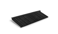 Лист композитной черепицы Metrotile WoodShake черный