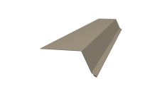 Планка капельник 100х55 0,45 PE с пленкой RAL 1015 светлая слоновая кость (2м)