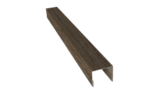 Планка П-образная заборная 24 Grand Line 0,45 Print Elite Nordic Wood TwinColor (3м)