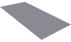 Плоский лист Grand Line 0,45 Drap TX с пленкой RAL 7004 сигнальный серый