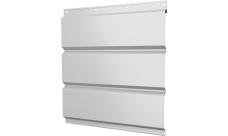 Софит металлический Классик v01 Grand Line без перфорации 0,45 Drap TX с пленкой RAL 7047 телегрей 4