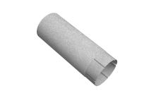 Труба круглая Vortex Project 146мм 2 м Zn