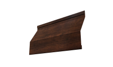 Ламель забора жалюзи Milan Slim 0,45 Print-Double Premium Cherry Wood Dark F