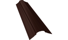 Планка конька фигурного 70х70 Grand Line 0,5 Satin Matt RAL 8017 шоколад (2м)