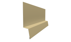 Планка начальная фальц Grand Line 0,45 PE с пленкой RAL 1014 слоновая кость (2м)