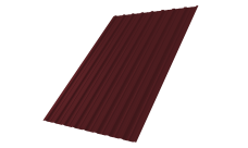 Профнастил С10A Grand Line 0,45 PE-Double RAL 3005 красное вино