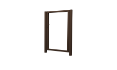 Калитка Жалюзи Texas 1,8х1 RAL 8017 без заполнения (ламель150 мм)