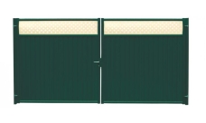Ворота Estet Plus 2,4х3,6 RAL 6005/1014