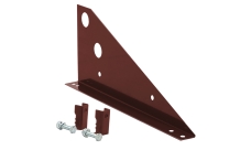 Кронштейн снегозадержателя для фальцевой кровли Optima RAL 3009