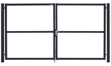 Ворота Colority Zinc Lock 1,8х4,0 RAL 7024