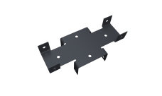 Кронштейн Х 60х60 Colority Black RAL 7024