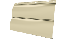 Блок-хаус новый Grand Line 0,45 Драп ТХ с пленкой RAL 1015 светлая слоновая кость