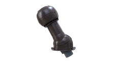 Комплект канализационный Gervent Statik для кровли Монтеррей изолированный 110/160мм темно-коричневый