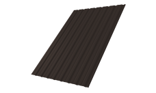 Профнастил С10R Grand Line 0,5 Satin Matt TX RR 32 темно-коричневый