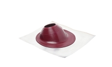 Проходной элемент MF угловой №2 (180-280мм) +185 EPDM (металлический неокрашенный фланец) красный