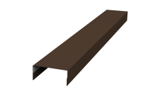 Крышка 45х20 жалюзи Texas 0,5 PurPro Matt 275 RAL 8017 шоколад (3м)