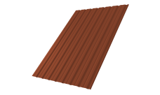 Профнастил С10R 0,5 Satin RAL 8004 терракота