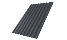 Профнастил С20R 0,5 Satin RAL 7024 мокрый асфальт