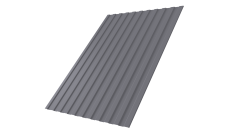 Профнастил С8A v03 0,5 PE RAL 7004 сигнальный серый