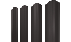 Штакетник М-образный B фигурный Grand Line 0,5 PurPro RR 32 темно-коричневый