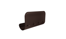 Ограничитель перелива Grand Line PU 125/90 RAL 8017 шоколад