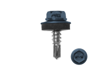 Саморез по металлу Daxmer 5,5х19 (250шт) сверло №3 RAL 5014