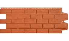Фасадная панель Grand Line Состаренный кирпич Классика терракотовый