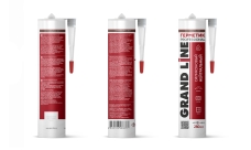 Герметик Grand Line Профессиональный кровельный силиконовый нейтральный 280мл RAL 8017 коричневый