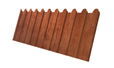 Профнастил С8A v01 фигурный 0,45 Print Premium с пленкой Rowan Fresh TwinColor