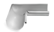 Угол желоба внутренний GL PU 90 гр 150 мм RAL 9003 сигнальный белый