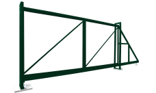 Ворота откатные Colority Zinc 2,03x5,0 RAL 6005