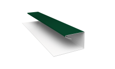 Планка П-образная завершающая сложная Корабельная Доска Grand Line 0,45 Drap TR RAL 6005 зеленый мох (2м)