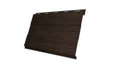 Софит металлический Вертикаль проф Grand Line 0,45 Принт Премиум с пленкой Античный дуб TwinColor