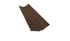 Планка ендовы верхней 95х80х95 0,5 Satin Matt RAL 8017 шоколад (2м)