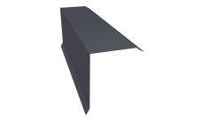 Планка торцевая 150х100 Grand Line 0,45 Drap TR RAL 7024 мокрый асфальт (2м)