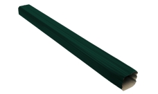 Труба прямоугольная Vortex в1 1м RAL 6005