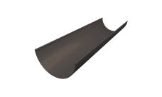 Желоб Классика 120 ПВХ Grand Line 3м графит (RAL 7024)