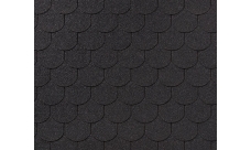 Черепица гибкая RoofShield Фемили Эко Лайт Готик графитно-черный