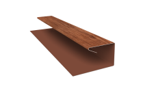 Планка П-образная завершающая сложная Корабельная Доска Grand Line 0,45 Print Premium Rowan Wood Intense FTC (2м)