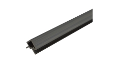 Профиль угловой CM Wall 4000х56х49мм цвет stone grey (стоун грэй)