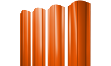 Штакетник Круглый фигурный 0,45 PE RAL 2004 оранжевый