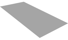 Плоский лист 0,5 Satin с пленкой RAL 9006 бело-алюминиевый