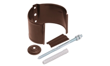 Кронштейн трубы на кирпич Grand Line ПУ 90мм RAL 8004 терракота