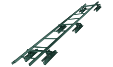 Лестница кровельная под фальц RAL 6005 (3м)