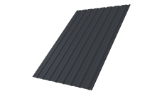 Профнастил С10R Grand Line 0,4 PE-Matt-Double RAL 7024 мокрый асфальт