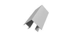 Угол внешний сложный Кликфальц Pro Grand Line 0,45 Drap TX RAL 7047 телегрей 4 (3м)