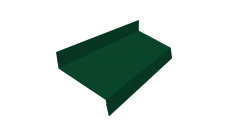 Отлив простой 70 Grand Line 0,5 Сатин матовый RAL 6005 зеленый мох (2м)