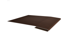 Планка начальная 0,45 Print Elite Choco Wood TwinColor (2м)