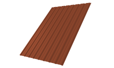 Профнастил С10B Grand Line 0,5 Satin RAL 8004 терракота