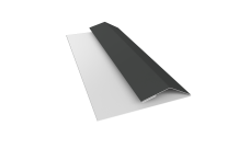 Планка финишная Блок-Хаус новый Grand Line 0,5 PurLite матовый RAL 7016 антрацитово-серый (2м)